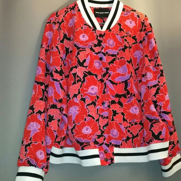 Who What Wear Multicolored Jacket - Picture 1 of 5